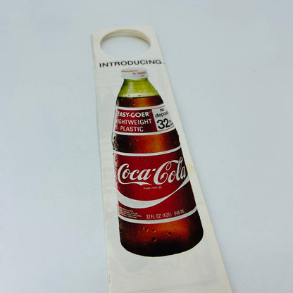 1970s Coca Cola Easy-Goer Bottle Neck Topper Hanger Experimental Plastic C3