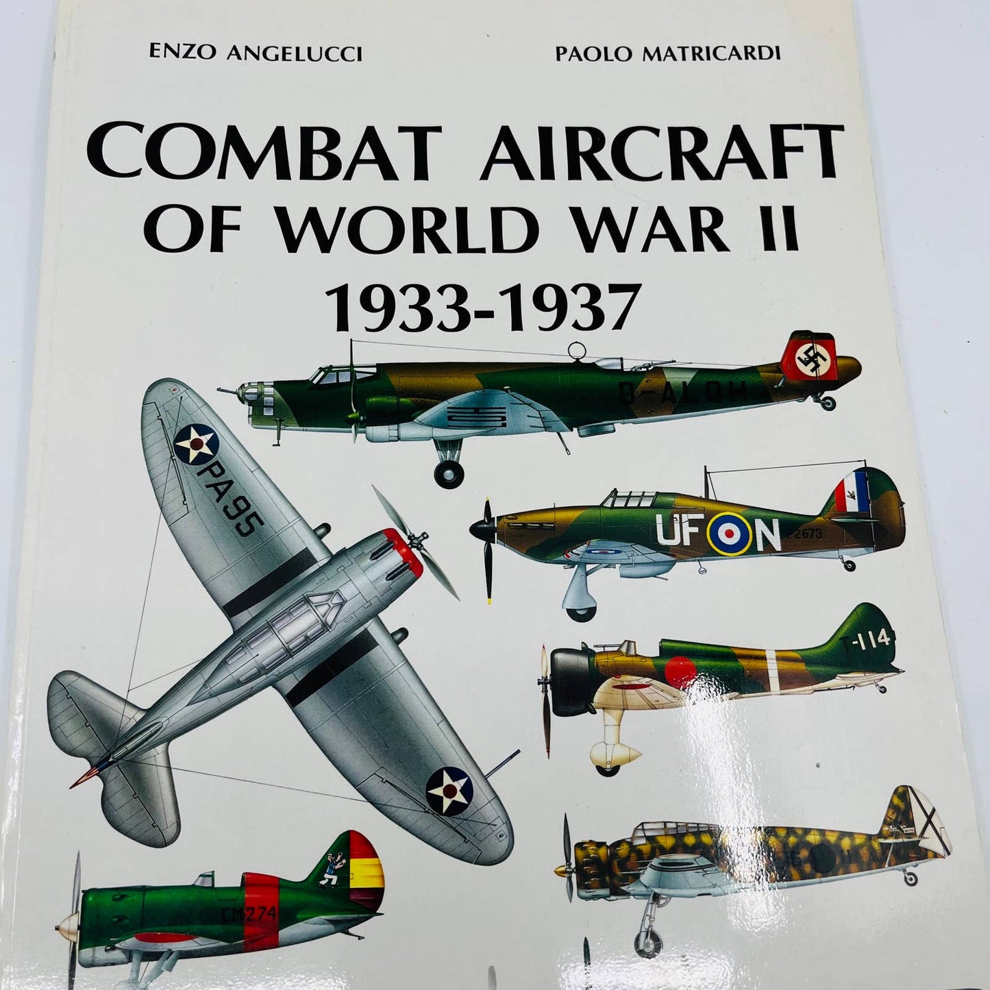 COMBAT AIRCRAFT OF WORLD WAR II Poster Book 3 Volume Lot - ENZO ANGELUCCI TD3