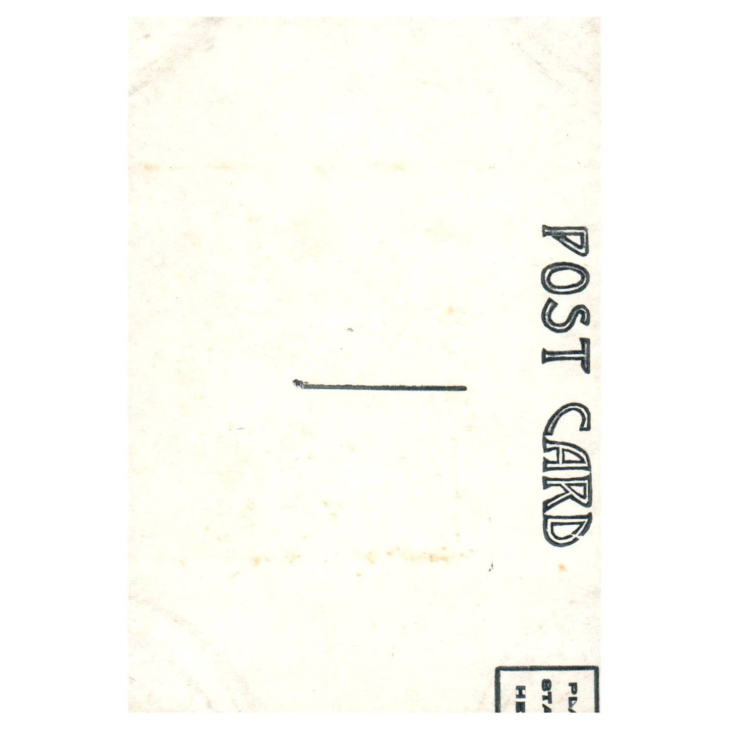 Sailboat At Sea in a Storm - Original Postcard RPPC TJ8-4