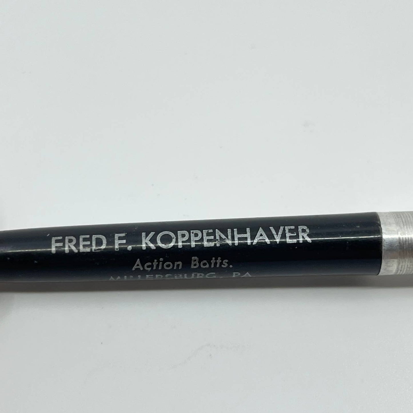 VTG Advertising Pen Fred F. Koppenhaver Action Bolts Millersburg PA SC3