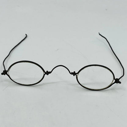 Antique 1860s Civil War Era Eyeglasses Metal Frame