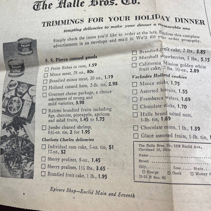 Vintage Cleveland News November 15, 1955 Airline Bomb Adlai Stevenson DeSoto B4