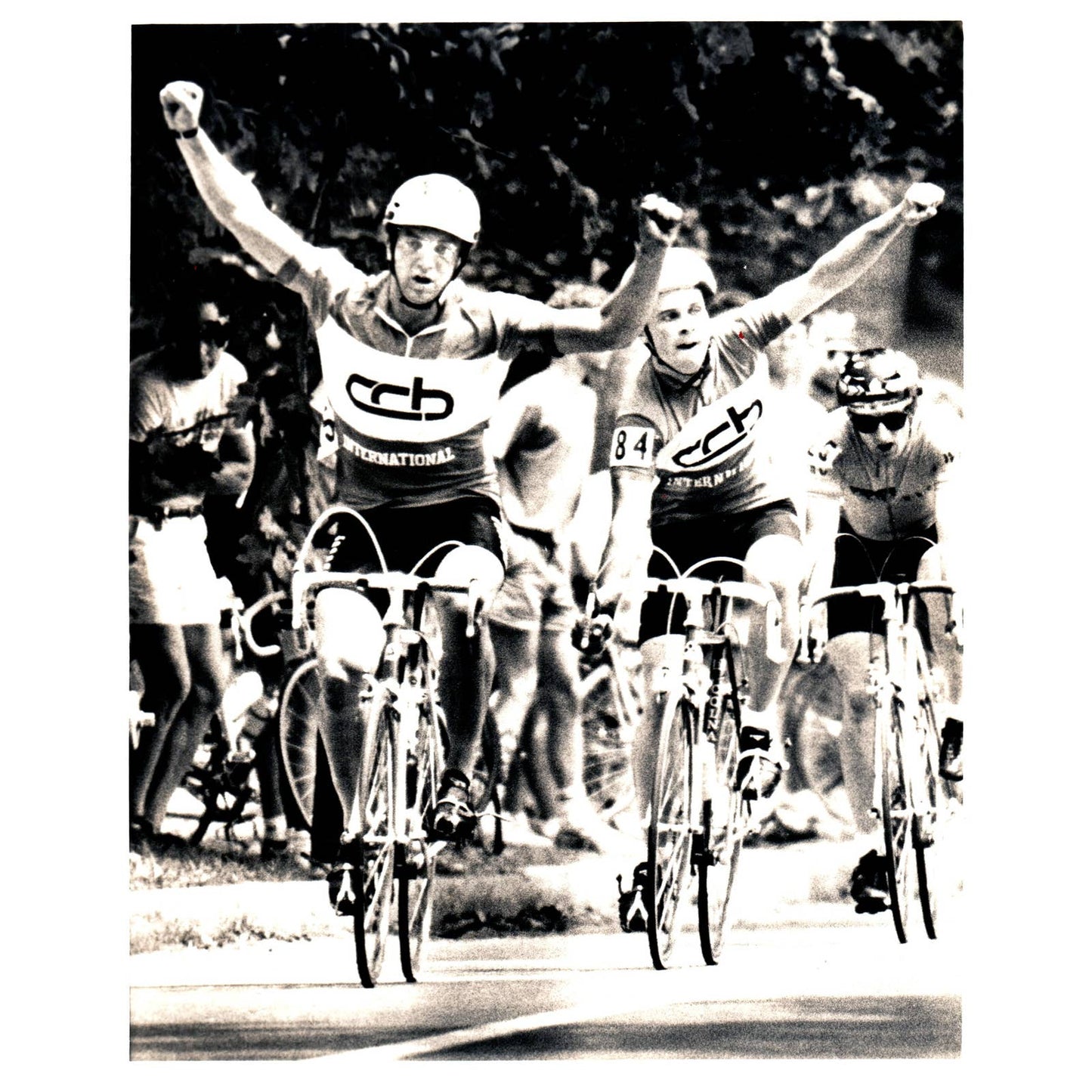 1987 Press Photo Cycling Bay State Bicycle Race Tyler Munroe 8x10" AD3