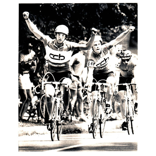 1987 Press Photo Cycling Bay State Bicycle Race Tyler Munroe 8x10" AD3