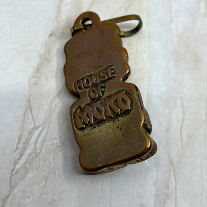 House of Moko Polynesian Folk Art Copper Keychain Totem TI7-S1