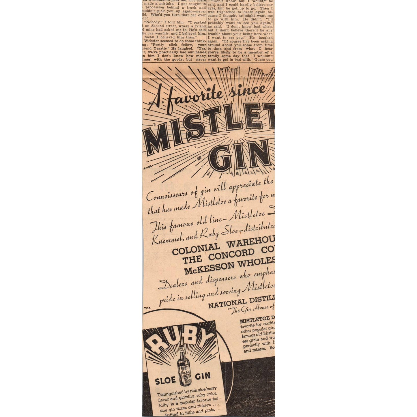 1935 Mpls Journal Newspaper Ad John W. Thomas Co Nicollet Department Store FL5-3