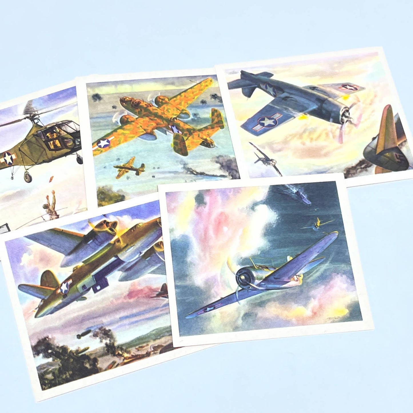 1943 Coca-Cola America's Fighting Planes in Action Card Set 1-20 COMPLETE SE1