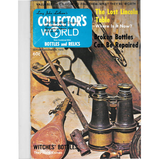 Long John Latham's Collector's World Bottles and Relics Magazine Oct 1973 M5