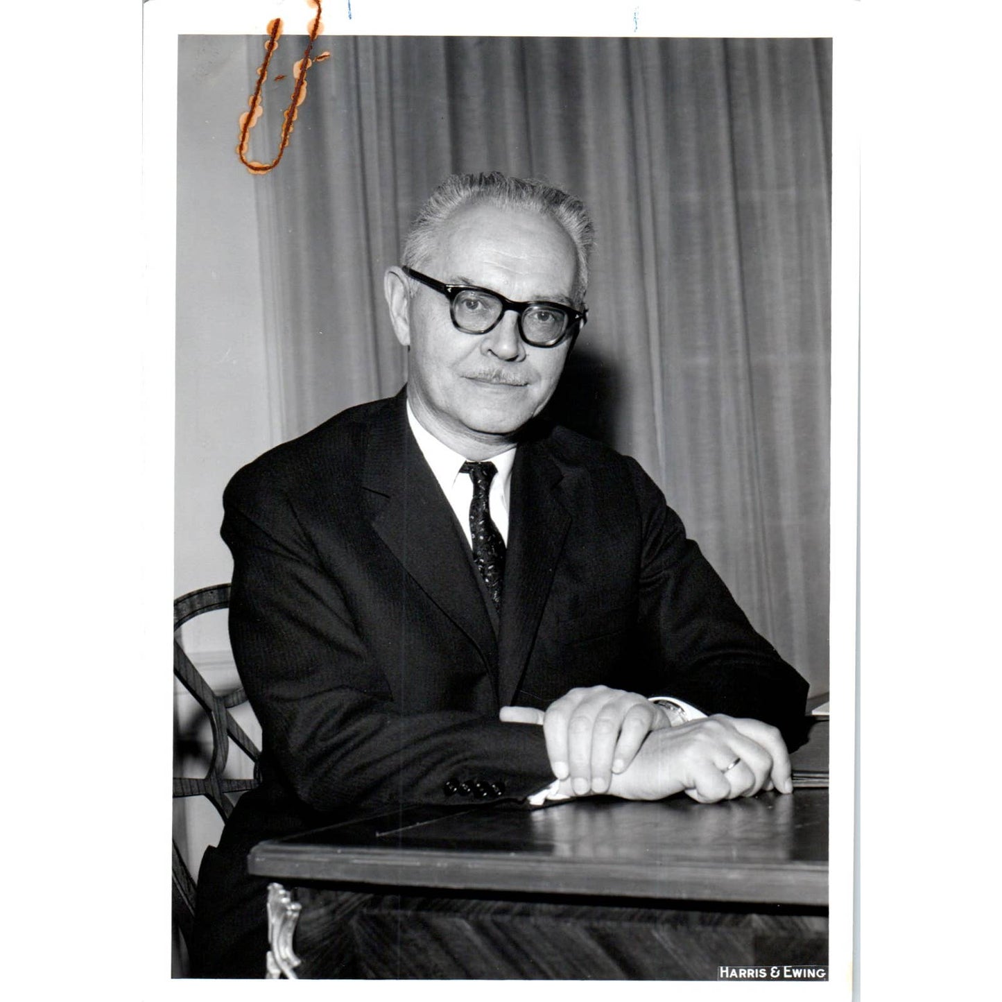 Ernst Lemberger Austrian Ambassador 1966 Original Photo 5x7 TK1-P5