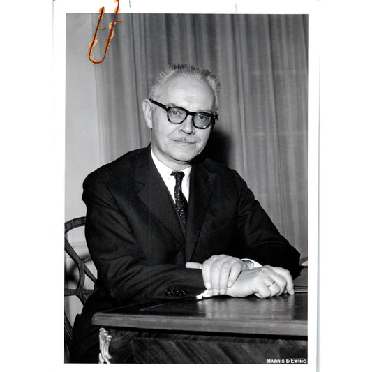 Ernst Lemberger Austrian Ambassador 1966 Original Photo 5x7 TK1-P5