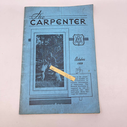 1939 October The Carpenter Magazine Vol. LIX No. 10 TF2