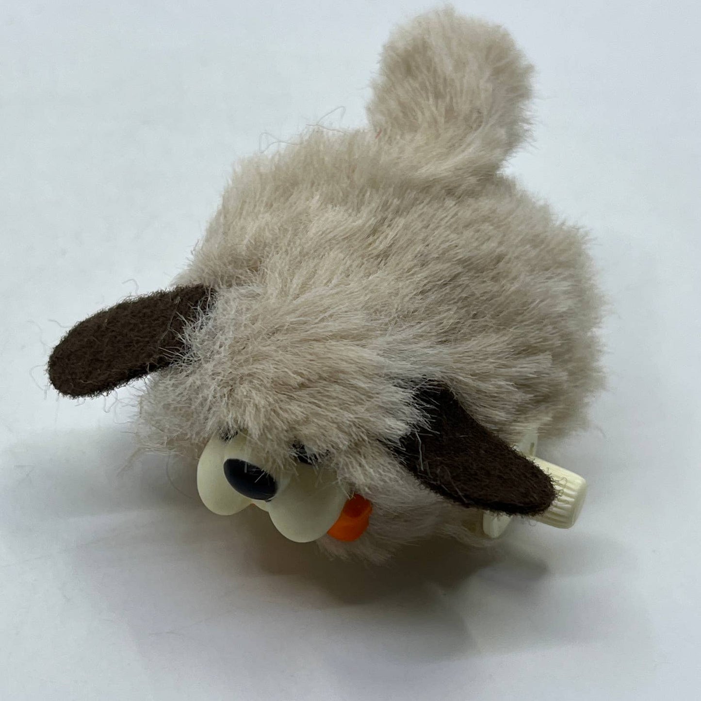 1970s Wind Up Toy Tomy Fuzzy Puppy Dog Taiwan 3" SE3