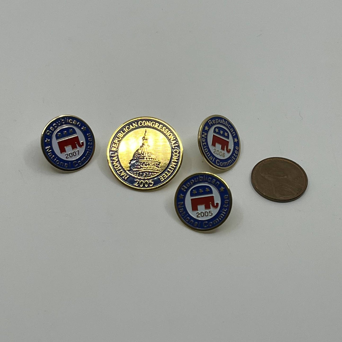 2005-2007 RNC Republican National Congressional Committee Pinback Button Set SC4