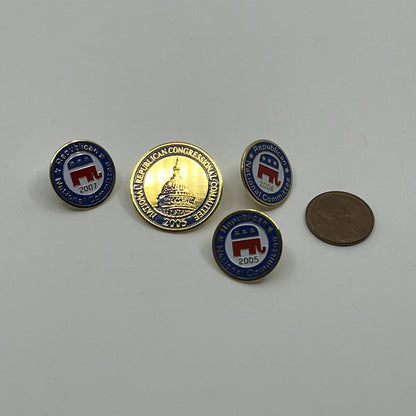 2005-2007 RNC Republican National Congressional Committee Pinback Button Set SC4