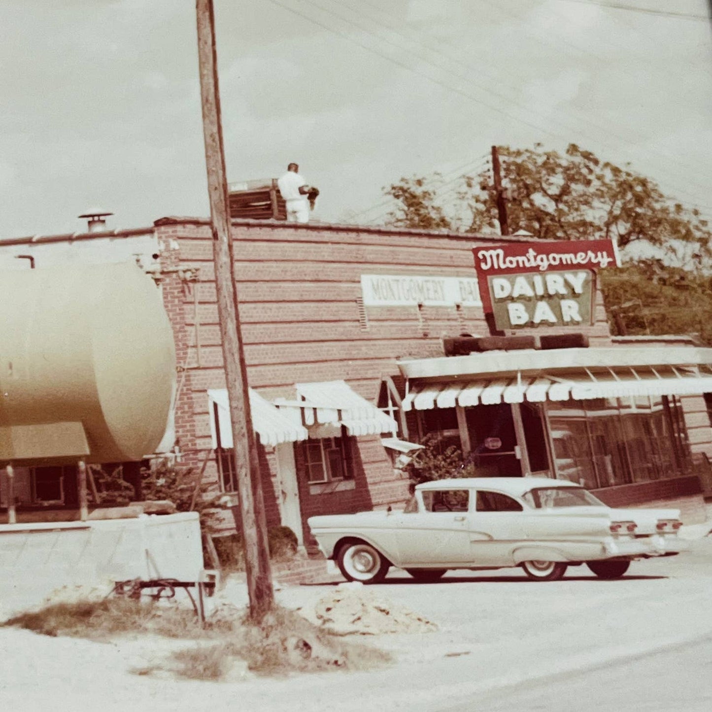 1950s Montgomery Dairy Products Troy, NC Dairy Bar Large Photo Print 16 x 20 FL1