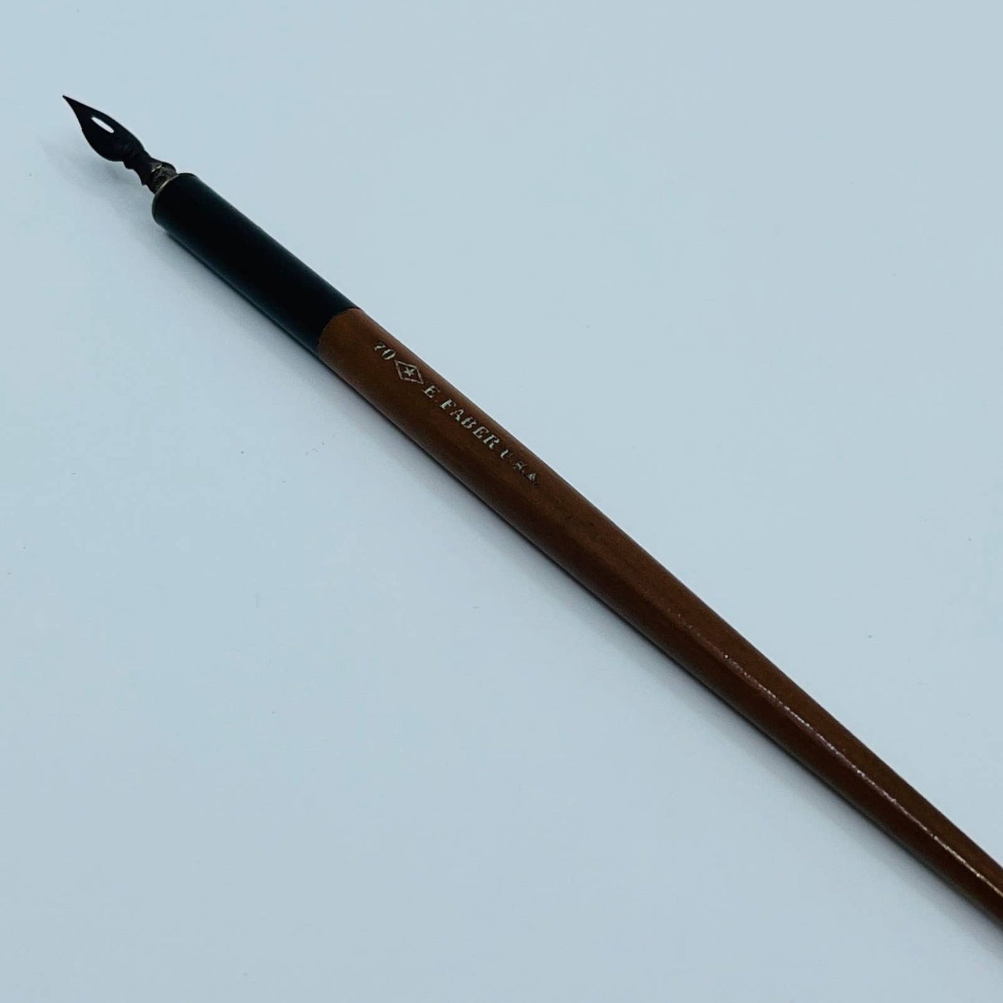 Vintage Fountain Dip Pen Wood #70 Faber SB9