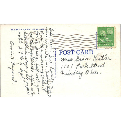 Vintage Postcard Pennsylvania's New Super Highway in Operation PA TD9-P1