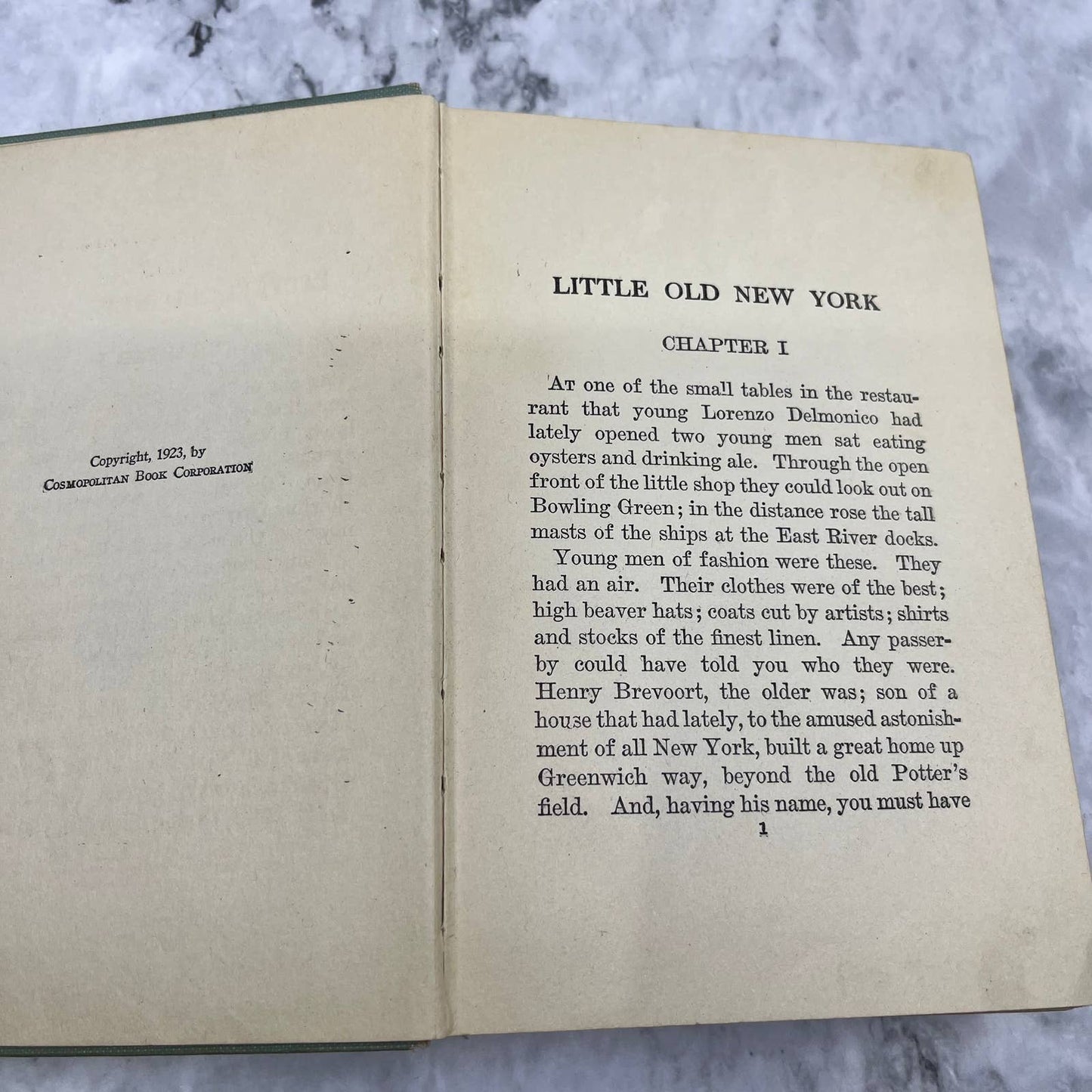 Little Old New York by Rida Johnson Young 1st Edition 1923 HC TK1