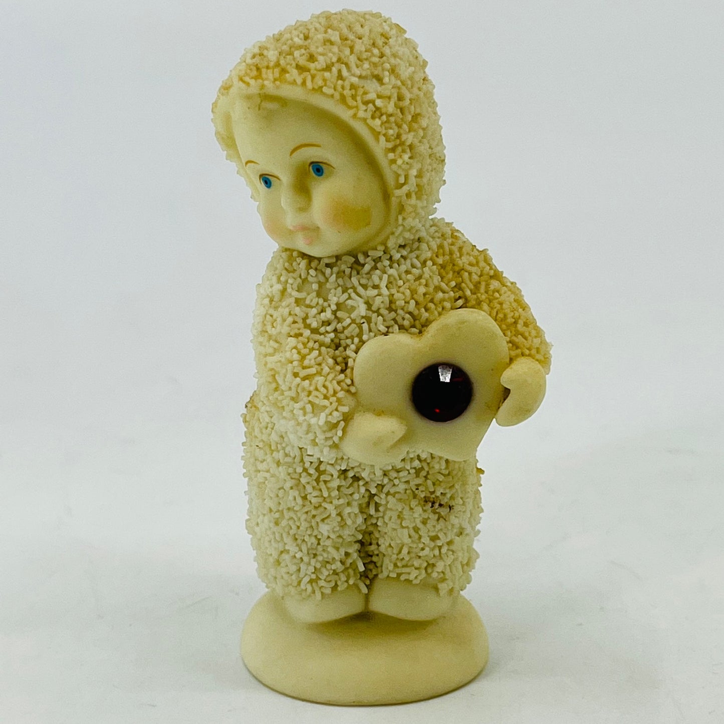 Department 56 Snow Babies My Heart Shines For You Heart & Red Stone SF4
