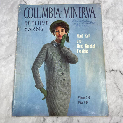 Vintage Beehive Yarns by Columbia Minerva Book 727 Women's Fashions TJ3