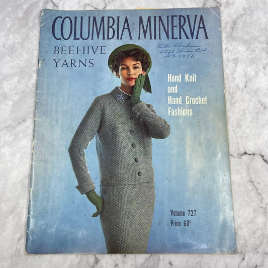Vintage Beehive Yarns by Columbia Minerva Book 727 Women's Fashions TJ3