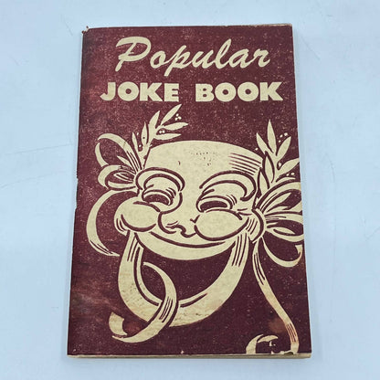 Popular Joke Book 1930's Haldemen-Julius Jokes Stories Little Blue Book 972 TC6