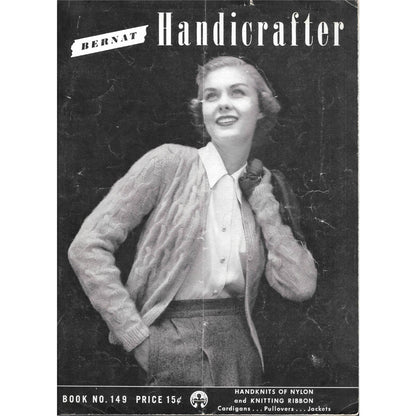 1949 Bernat Handicrafter Knitting Magazine No.149 TJ7