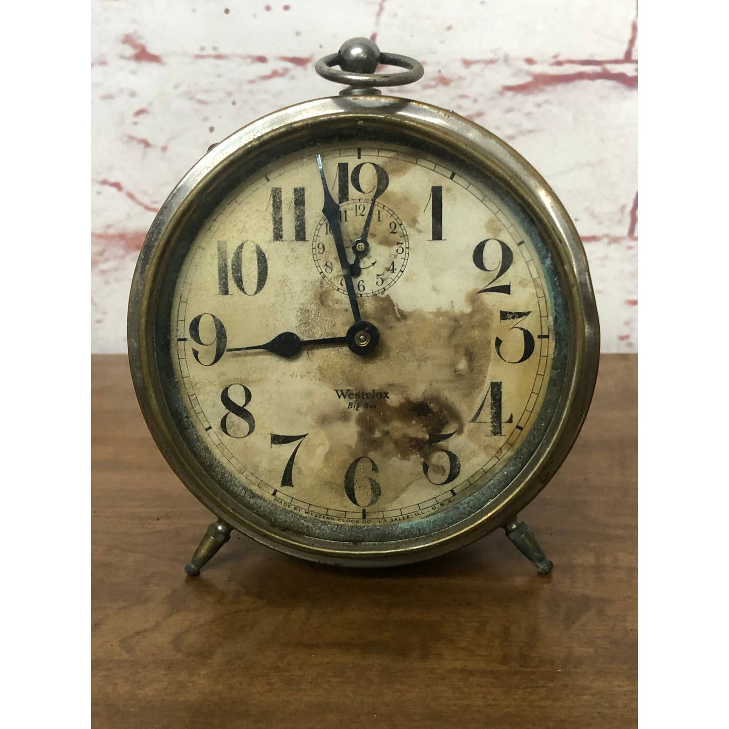 Westclox USA Big Ben Alarm Clock Western Clock Co. La Salle IL Untested TH4