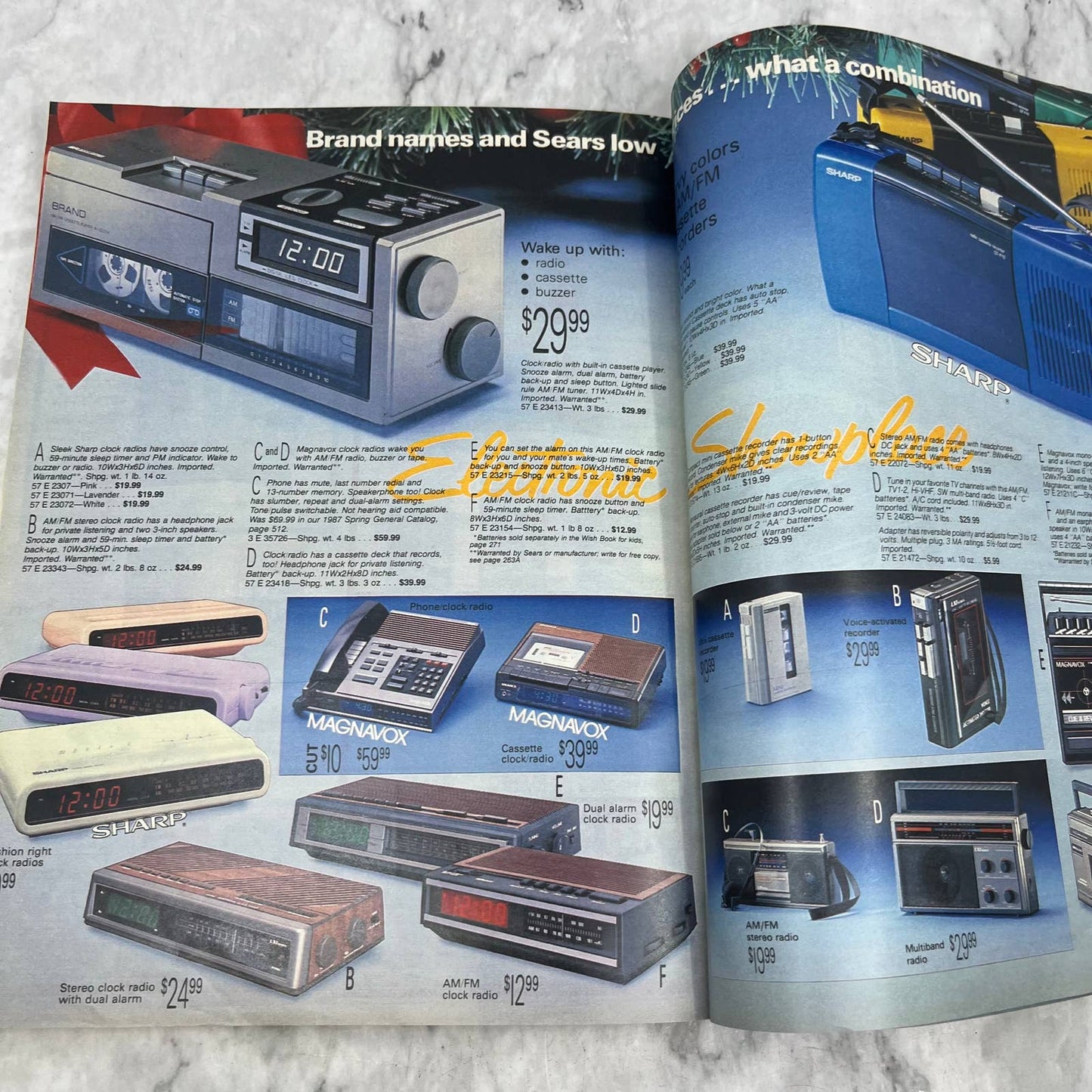 1987 Sears Wish Book for Adults Christmas Catalog S4