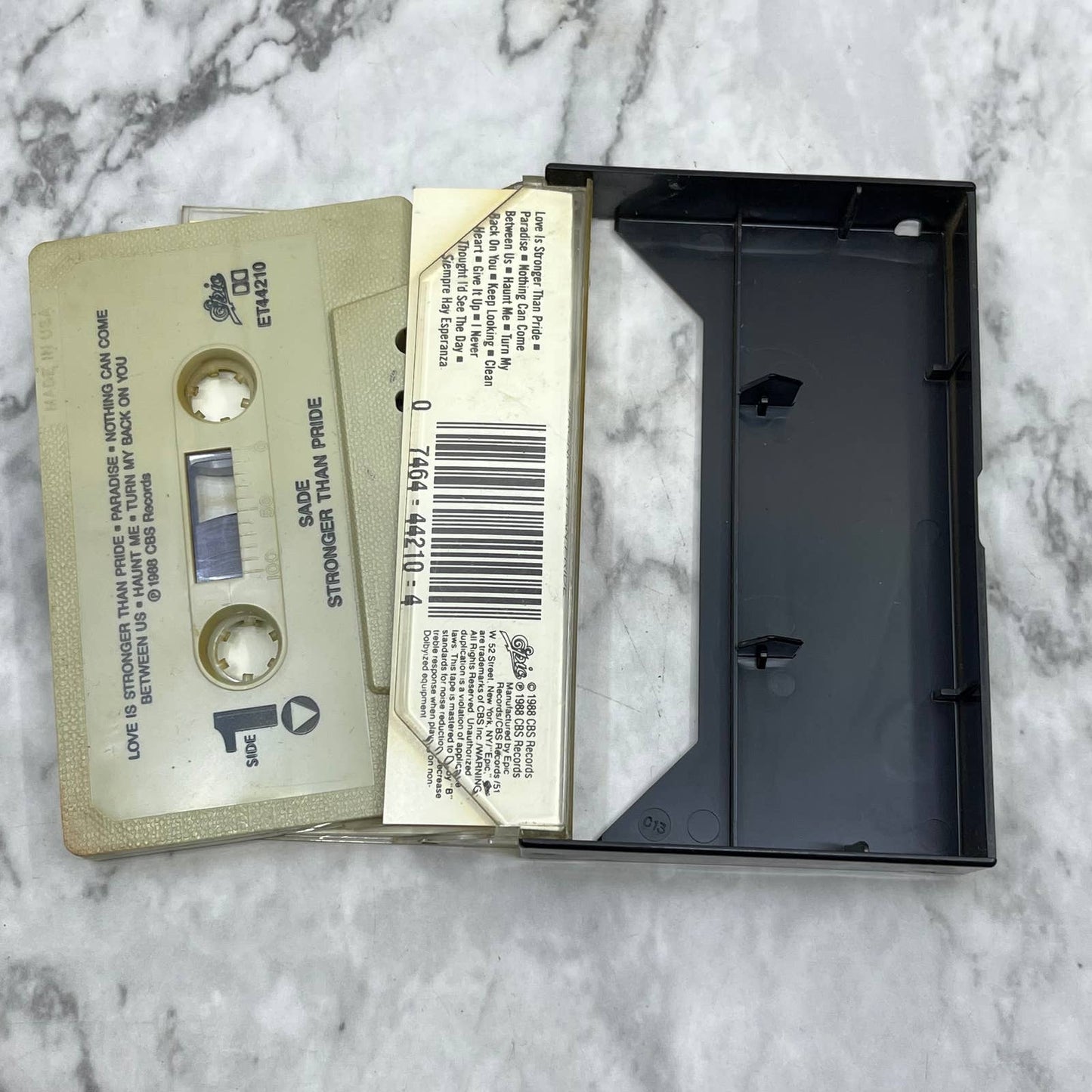 Stronger Than Pride by Sade (Cassette, 1988, Epic) Cassette Tape TJ5-73