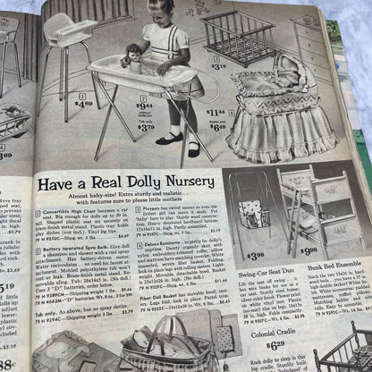 1961 Sears Christmas Wish Book Catalog - Great Vintage Toys & Gifts S3