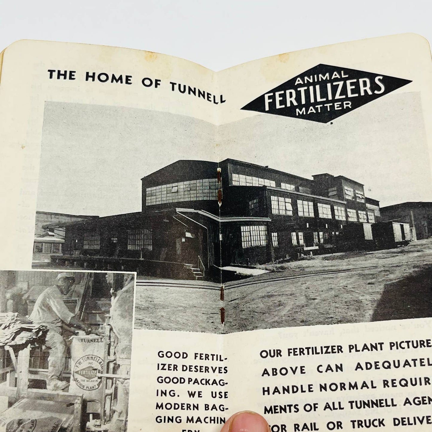 1948 F.W. Tunnell & Co. Fertilizers Pocket Notebook Philadelphia, PA SC2