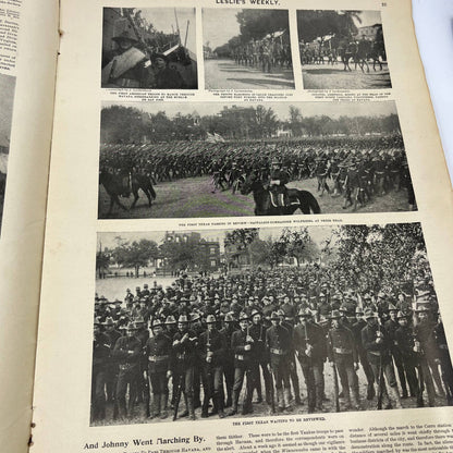 1899 Leslie's Weekly Illustrated Spanish American War Our Army in Cuba FL4