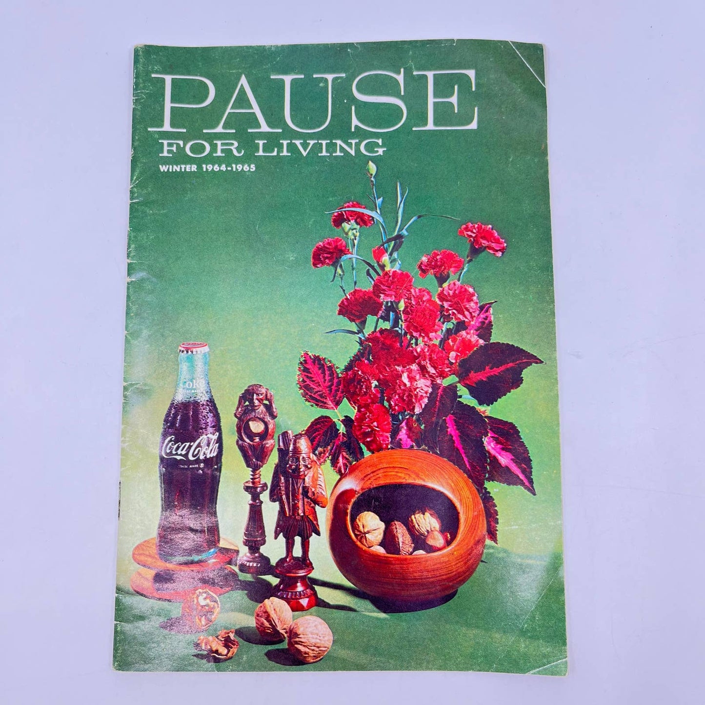 1964 Coca Cola Coke Pause For Living Magazine Home Interiors and Crafts TE4