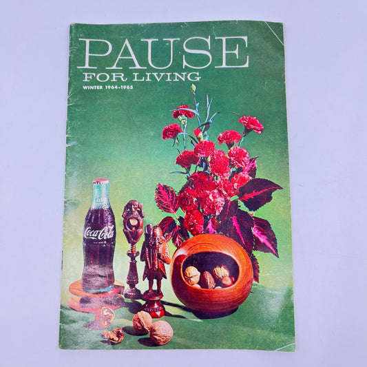 1964 Coca Cola Coke Pause For Living Magazine Home Interiors and Crafts L4-6