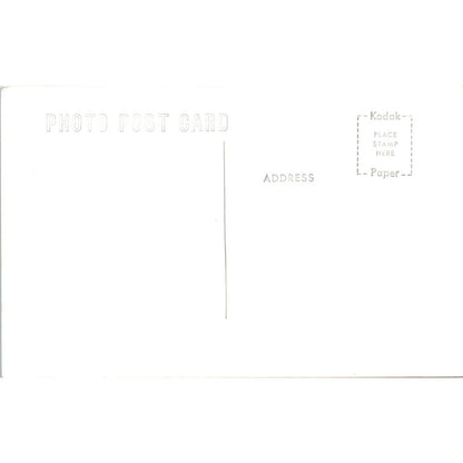 Trolling Fleet and Deer Mt. Ketchikan RPPC Alaska Original Postcard TK1-30