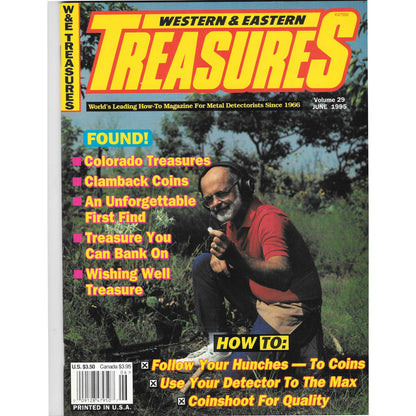 Western and Eastern Treasures Magazine Jun 1995 Vol. 29 Metal Detecting Gold M1