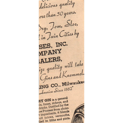 1935 Mpls Journal Newspaper Ad The Curtis Hotel Wilson & Grosse Dance FL5-4