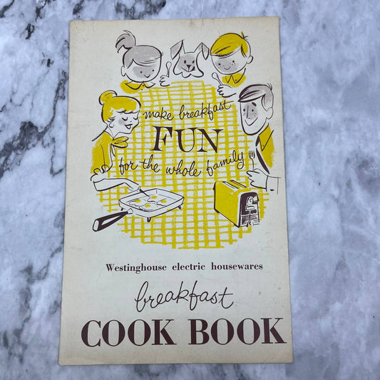Vintage Westinghouse Electric Housewares Breakfast Cook Book TJ4