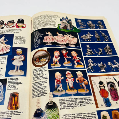 1985 Downs’ Collectors Showcase Catalog Lot of 2 Figurines Plates Milwaukee FL2