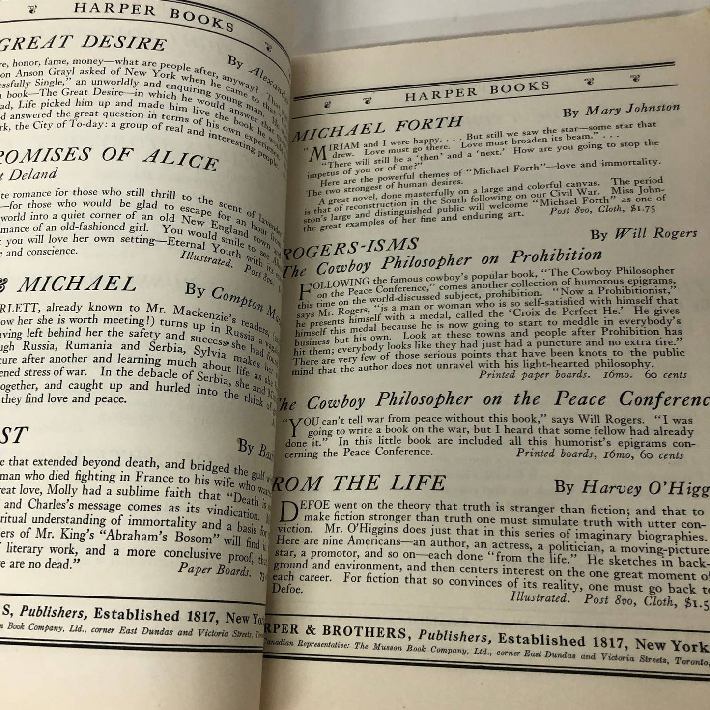 Harper's Monthly December 1919 World War I Spanish Influenza Pandemic