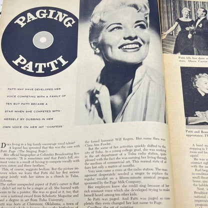 1950s Popular Music Magazine Tommy Sands Bing Crosby Tony Curtis Bobby Helms TC6