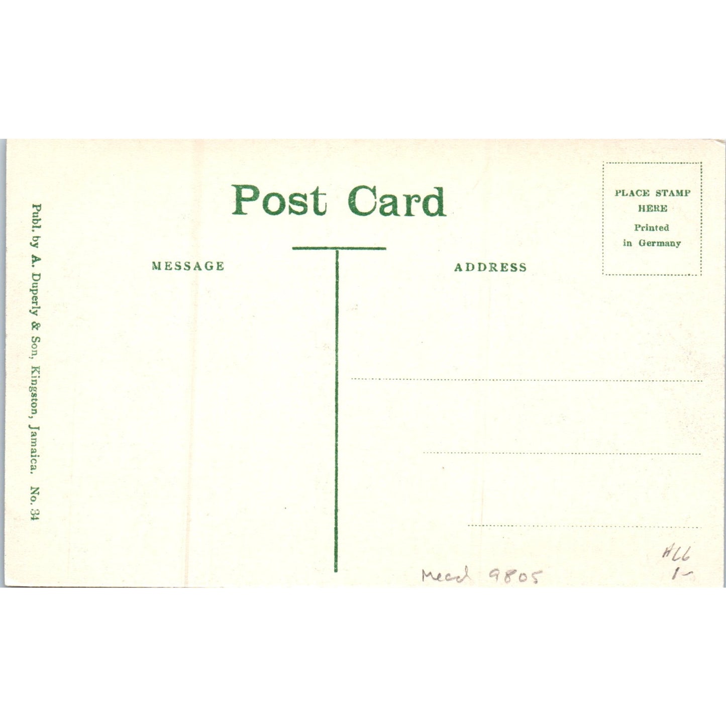 Newcastle 19 Miles From Kingsland RPPC Original Postcard P2-4