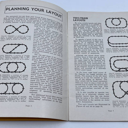 1947 Instructions For Assembling and Operating Lionel Trains Manual TG6