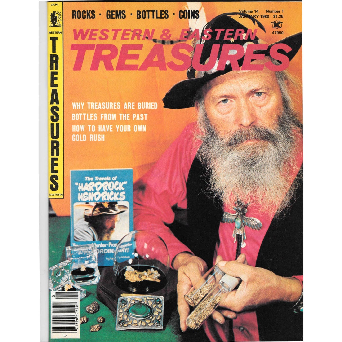 Western & Eastern Treasures Magazine Mines, Buried, Metal Detecting Jan 1980 MB2