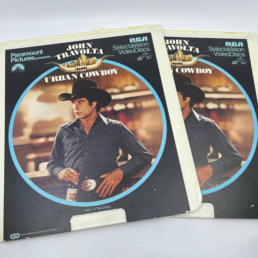 Urban Cowboy Travolta Part 1 & 2 - RCA Selectavision CED VideoDisc TG4