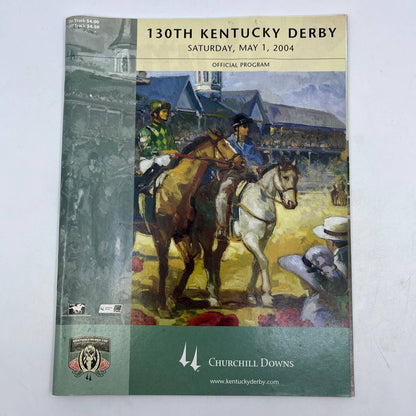 Kentucky Derby Official Program 130th Saturday May 1, 2004 Churchill Downs TH7