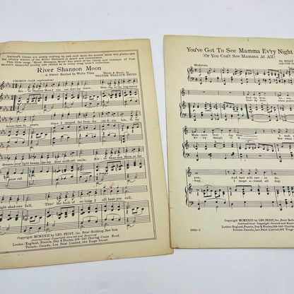 1923 Sheet Music You’ve Got to See Mamma Ev’ry Night Billy Rose Con Conrad M1