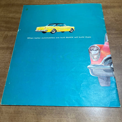 1954 Buick Full Color Booklet Roadmaster Special Century Skylark Brochure B2