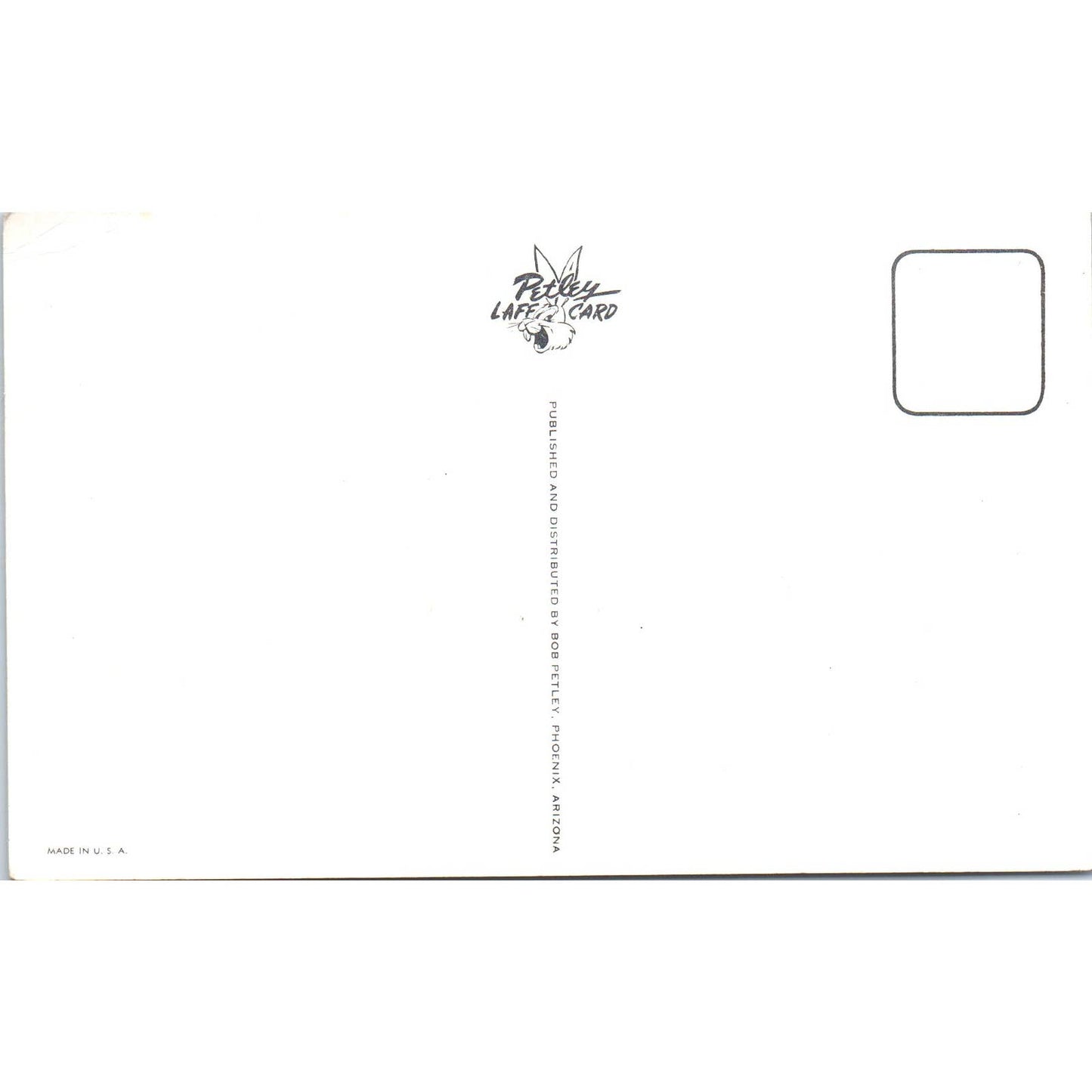 Howdy from the Middle of Nowhere Humor Original Postcard TK1-21